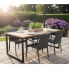 Grande table de jardin design – Renard Création