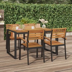 Salon de jardin design – Table et 4 chaises - Renard Création
