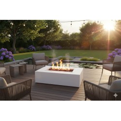 Table de feu design acier – Renard Création