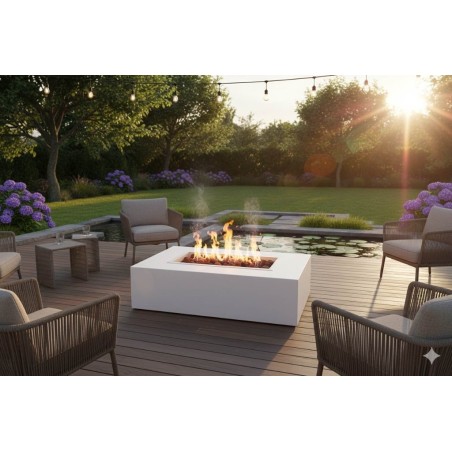 Table de feu design acier – Renard Création