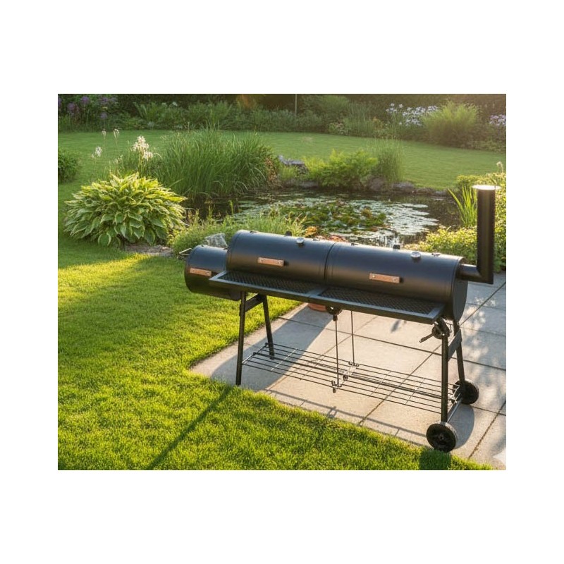 Barbecue Américain – Design Contemporain en Acier Thermolaqué – Renard Création