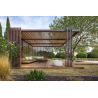 Pergola Élégance Acier Thermolaqué et Douglas | Pergola Sur Mesure – Renard Création
