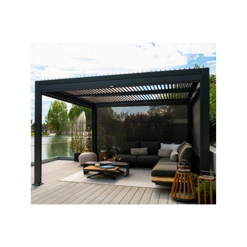 Pergola XXL Motorisée Somfy | Pergola Acier Thermolaqué Sur Mesure – Renard Création