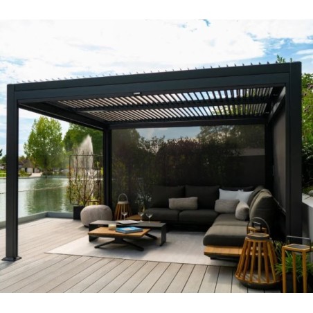 Pergola XXL Motorisée Somfy | Pergola Acier Thermolaqué Sur Mesure – Renard Création