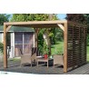 Pergola Bois et Acier Thermolaqué | Pergola Douglas Sur Mesure – Renard Création