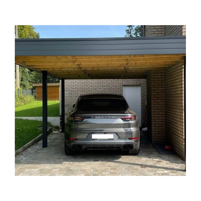 Carport Acier Simple Épuré | Carport Sur Mesure – Renard Création