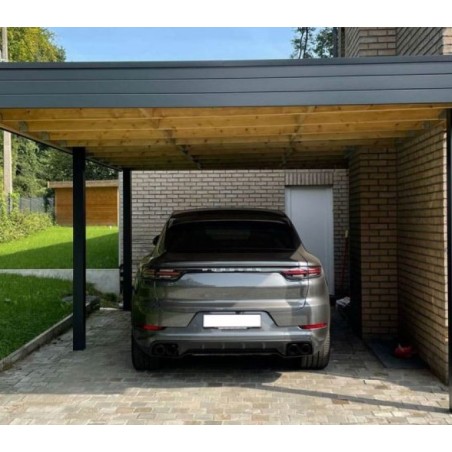 Carport Acier Simple Épuré | Carport Sur Mesure – Renard Création